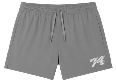 74IsWar Gray Collegiate Running Shorts