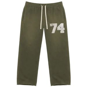 74IsWar Green Collegiate Sweatpants