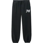 74IsWar Black Collegiate Sweats
