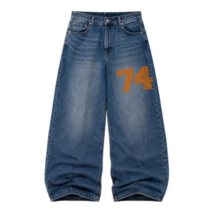 74IsWar Collegiate Baggy Denim