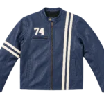 74IsWar Navy Moto-Bike Jacket