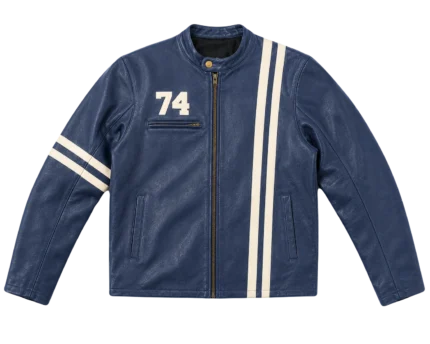 74IsWar Navy Moto-Bike Jacket