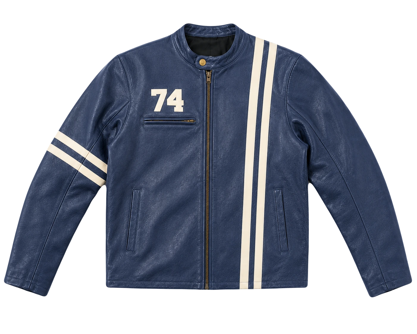 91105c7b-08cf-4207-b134-7ffe8bbf323c 74IsWar Navy Moto-Bike Jacket