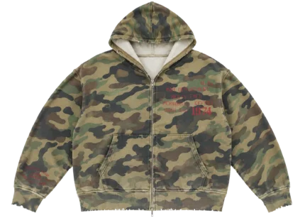 74IsWar Camo Militant Zip Up
