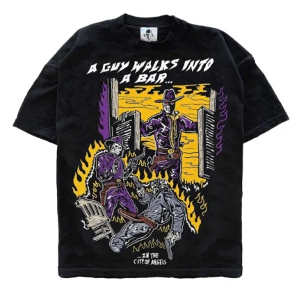 74iswar A Guy Walks Into A Bar Shirt