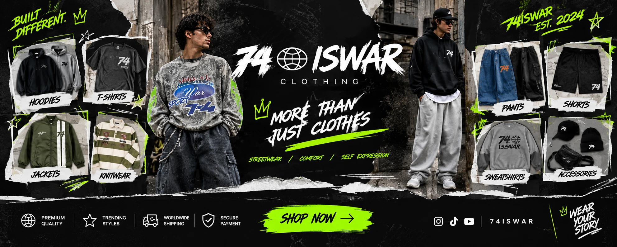 74iswar Clothing: Styling Contrasts That Make Streetwear Stand Out