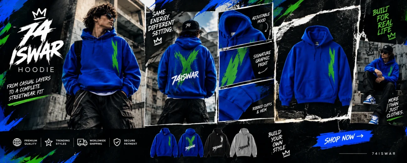 74iswar Hoodie From Casual Layers to a Complete Streetwear Fit