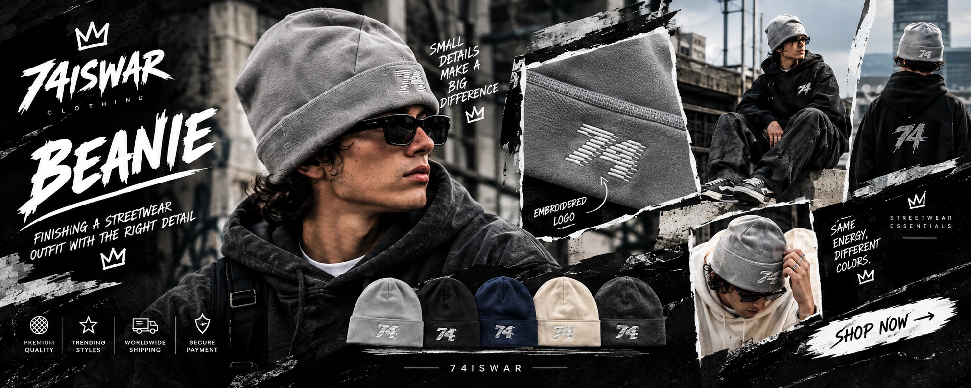 74iswar Beanie Finishing a Streetwear Outfit With the Right Detail