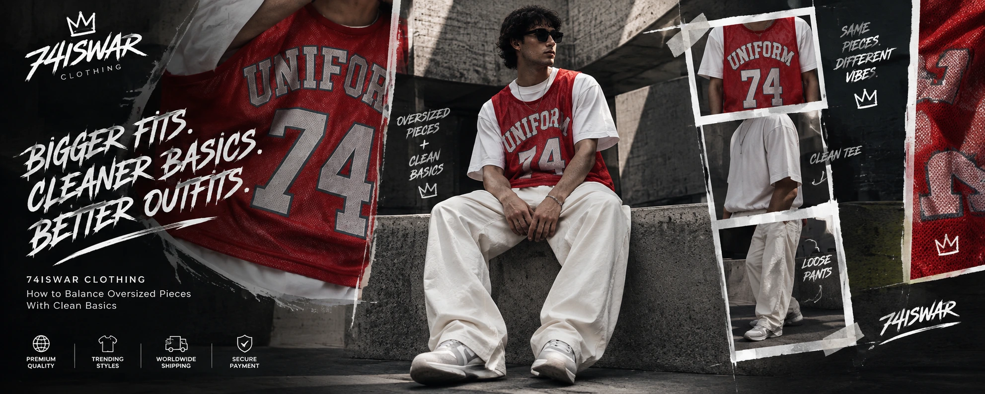 74iswar Clothing: How to Balance Oversized Pieces With Clean Basics