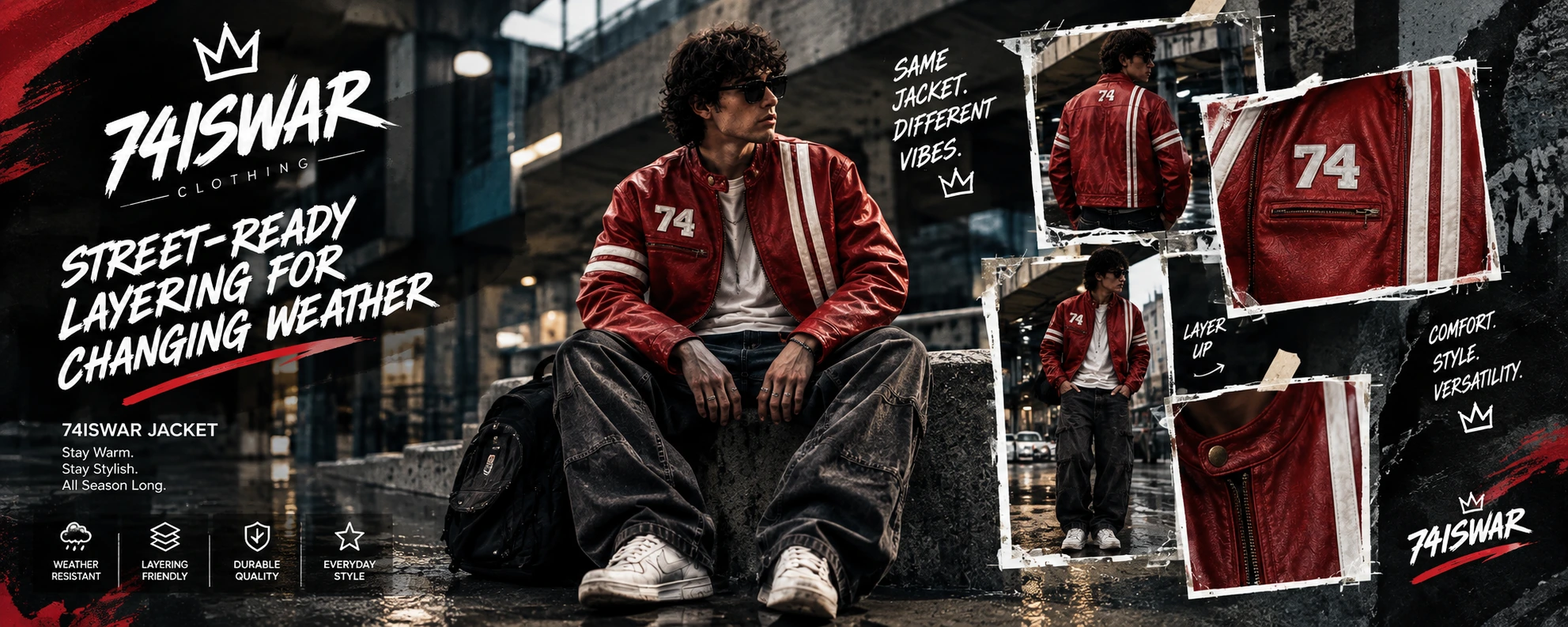 74iswar Jacket: Street-Ready Layering for Changing Weather