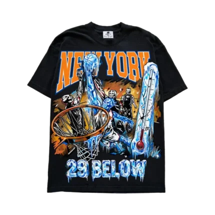 74iswar 29 Below T-Shirt – Black